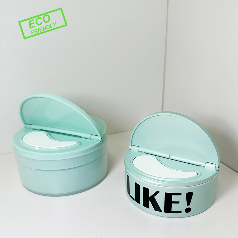 PP Refillable Flip-Top Cream Jar (Replaceable Inner Liner) 50/100ml Reusable Cosmetic Container for Skincare Cream