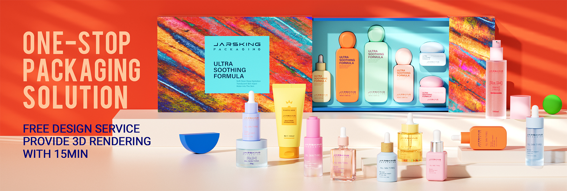 Skincare Packaging Set View 3
