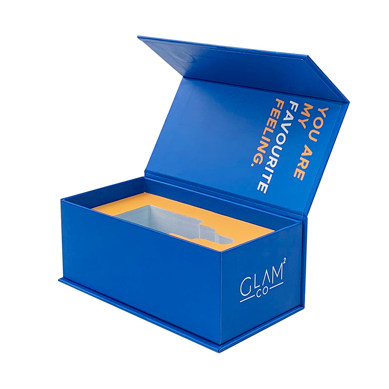 Custom Serum Packaging Box Luxury Cosmetic Paper Box Skincare Magnetic Gift Box with EVA