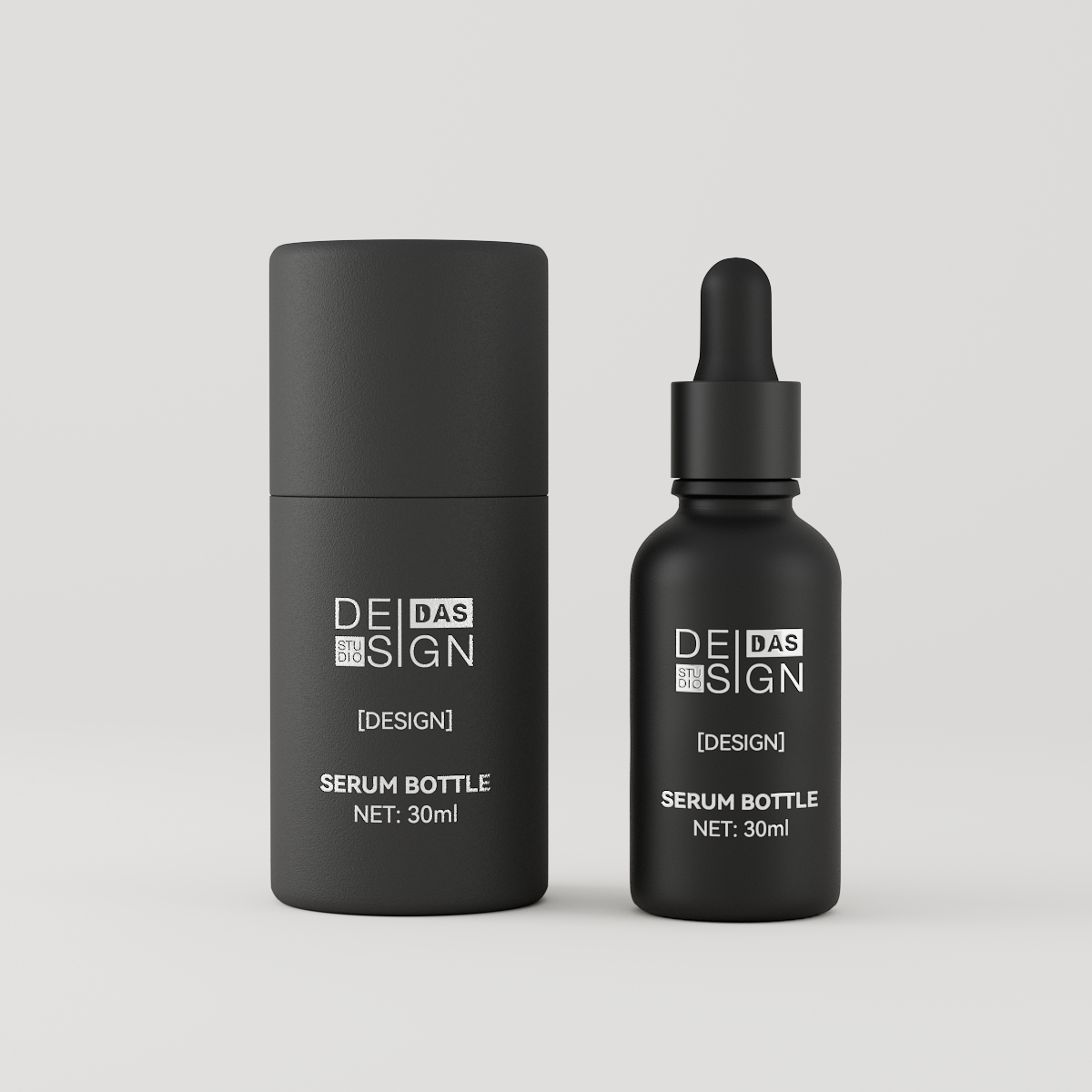 Amber cosmetic bottle series