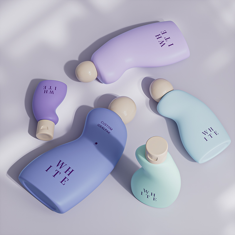 Eco-Friendly Custom Luxury Pink Shampoo Bottle 30ml-250ml Custom Empty Baby PET Personal Care Packaging Wholesale