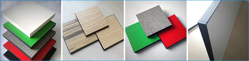 Easy Clean Laminate Sheets HPL Phenolic Resin and Kraft Paper Compact Board