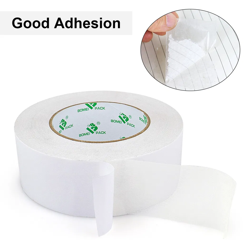 Custom Double-Faced Tape Adhesive Tape for Office and Home Use, Gift Packaging and Decoration