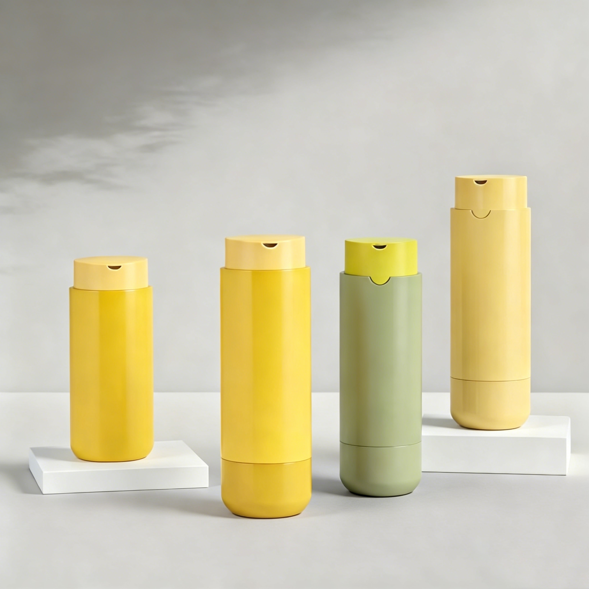 Refillable Skincare Packaging Airless Cosmetic Bottles Luxury Serum Lotion Cream Refillable New Design Airless Pump Bottle