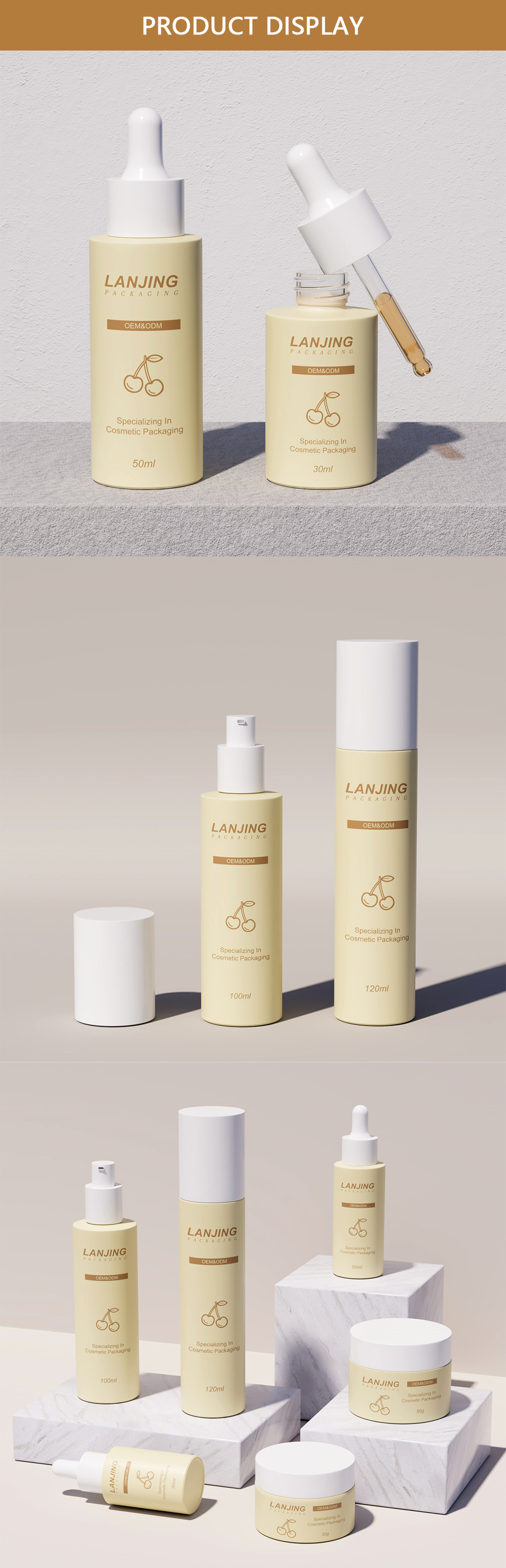 Cosmetic bottle set option 6
