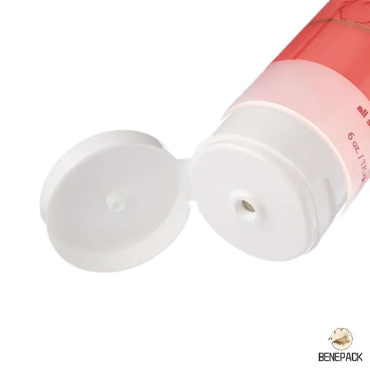 OEM Wholesale Private Label with Logo Biodegradable Hot Stamping Hand Cream PE Cosmetic Tube Packaging