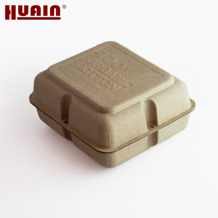 Molded Pulp Compostable and Sustainable Packaging Box Detail 2
