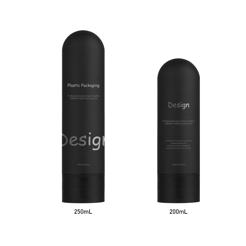 Customized 200ml HDPE Plastic Skincare Cosmetic Packaging Empty Shampoo Bottles with Disc Cap for Lotion Press Use