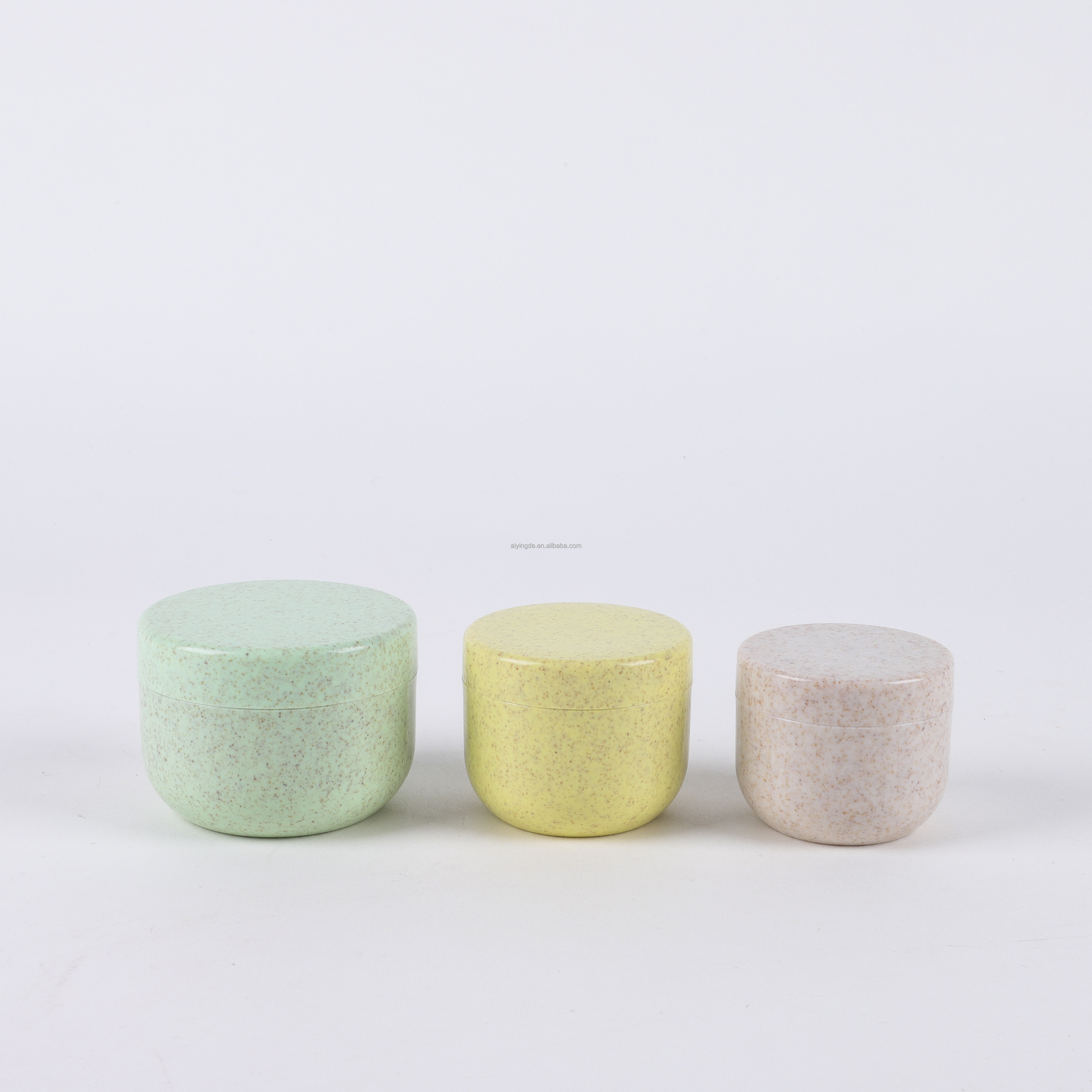Biodegradable Compostable Natural Color Cosmetic Packaging 80g 120g 200g Corn Starch Moisturizer Cream Organic Cream Jar