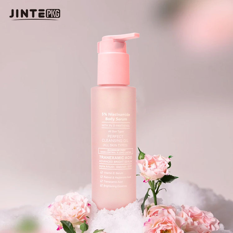 Cute Pink Cosmetic Packaging Plastic PET Spray Bottle for Skincare Face Mist Body Oil 5oz