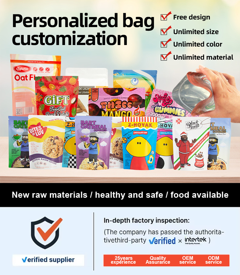 Food Packaging Bag Banner