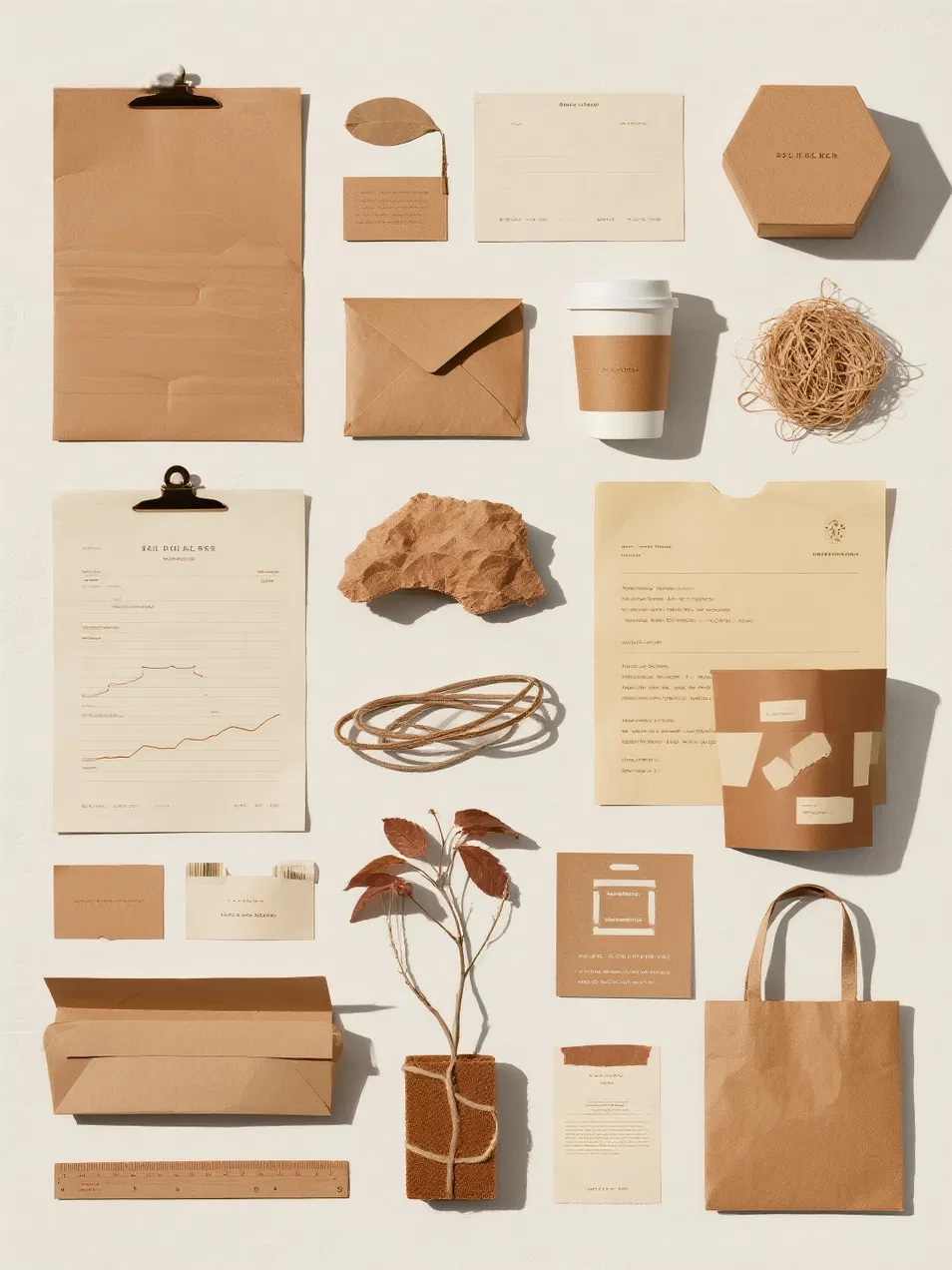 Kraft Paper Sheets for DIY Crafts and Packaging Decoration