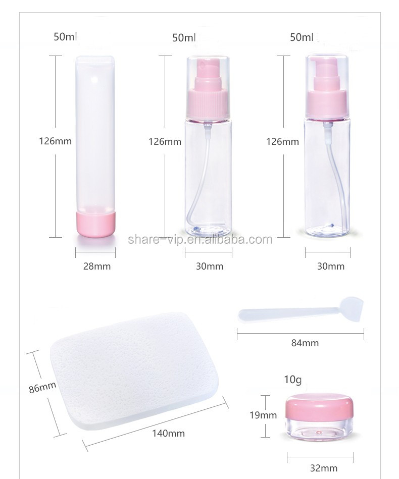 Detailed specifications of bottle components