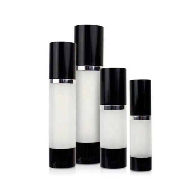 Custom Frosted Luxury Airless Cosmetic Bottle With Plastic Lotion Pump High Quality Plastic Bottles