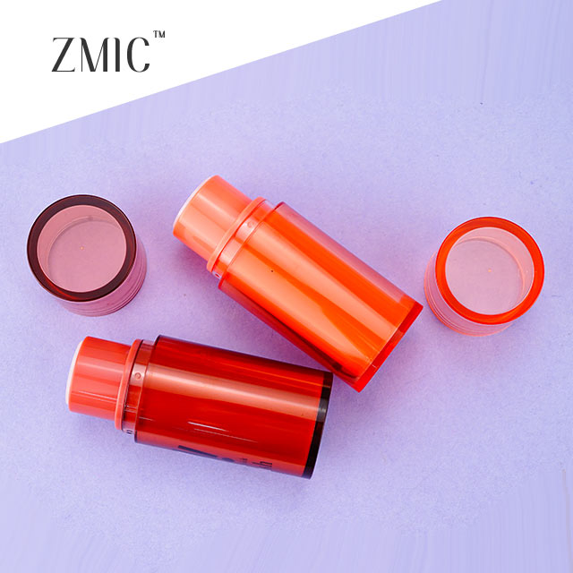 Round Foundation Stick Tube Private Label Blush Stick Container Solid Balm Stick Cosmetic Packaging