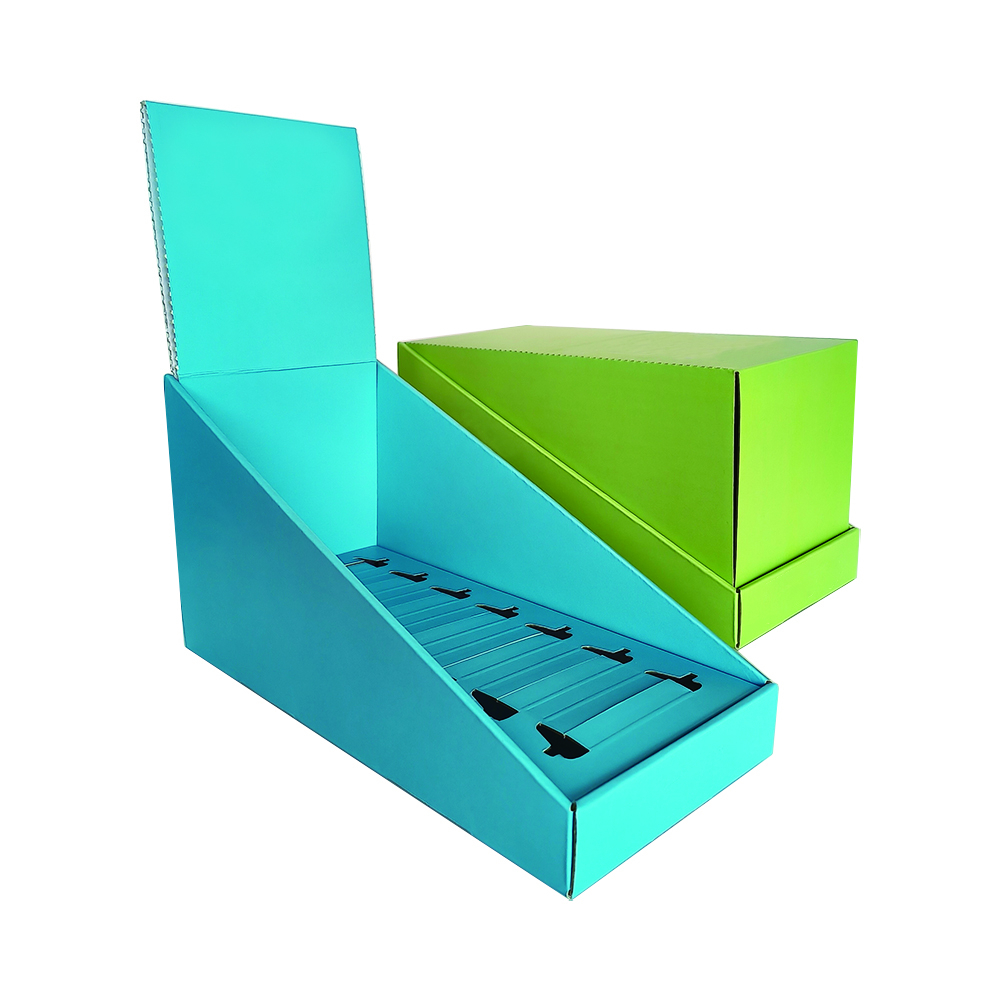 Custom Printing Retail Corrugated Paper Shelf Ready Display Packaging Box Cardboard Corrugated Tear Away Box