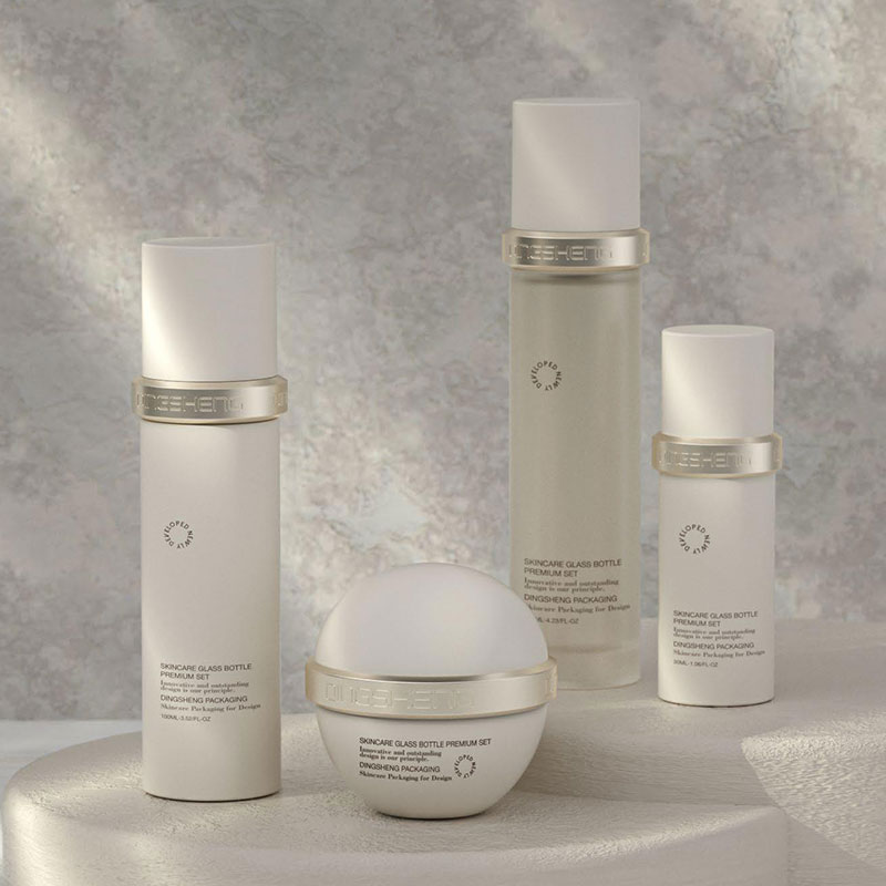 Eco Friendly Luxury Gradient Custom Cosmetic Moisturiser Lotion Toner Essence Pump Bottle
