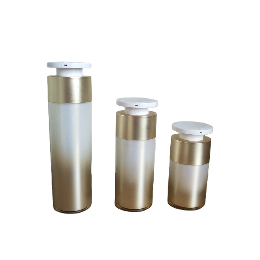 Double Wall Airless Bottle Luxury Cosmetic Packaging with Airless Pump