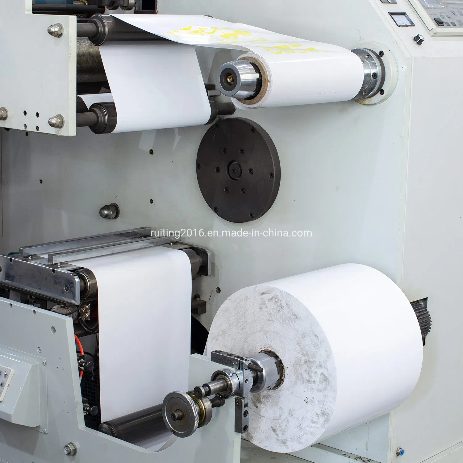 Professional High Precision Two Color Aluminum Foil Printer Roll to Roll Plastic Label Flexo Printing Machine for Packaging Material Decoration Print