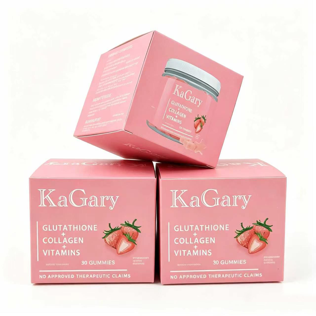 Luxury Custom OEM Matt Pink Cosmetic Health Packaging Box with Embossed Patterns Premium Double Insert for Skincare