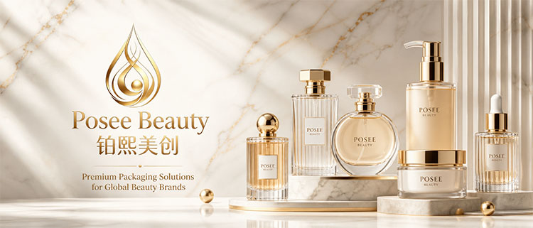 High-end Conical Glass Cosmetic Packaging Set Hot Stamped & Sprayed Bottles Jars for 100ml Lotion Serum 30/20g Cream Eye Cream