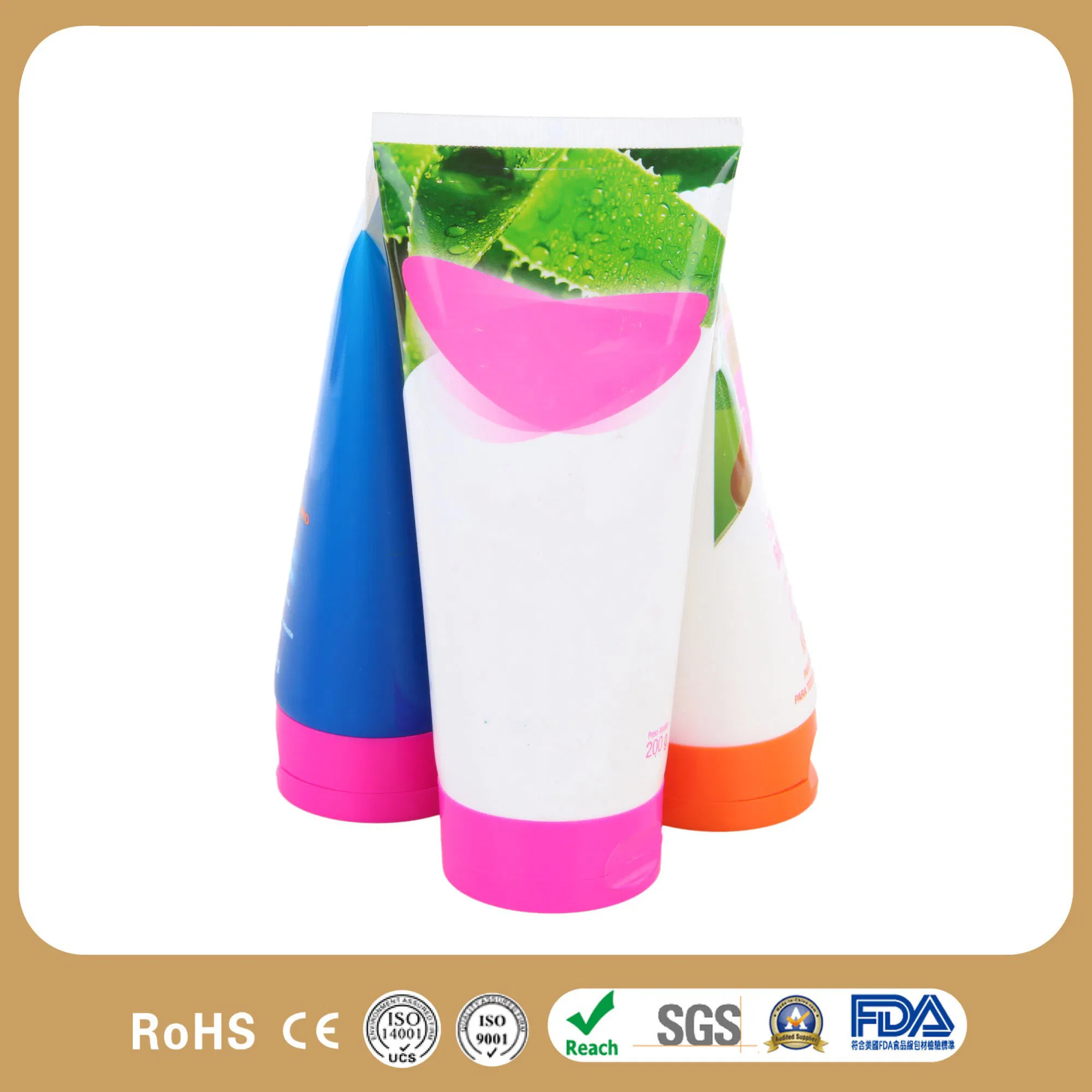 Cosmetic Tube Sunscreen Cream Body Lotion Tube Plastic Packaging Tube