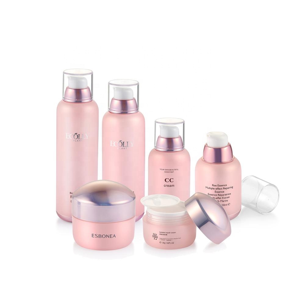 New Design Airless Pump Bottle and Jar Packaging Set for Skin Care and Cosmetics