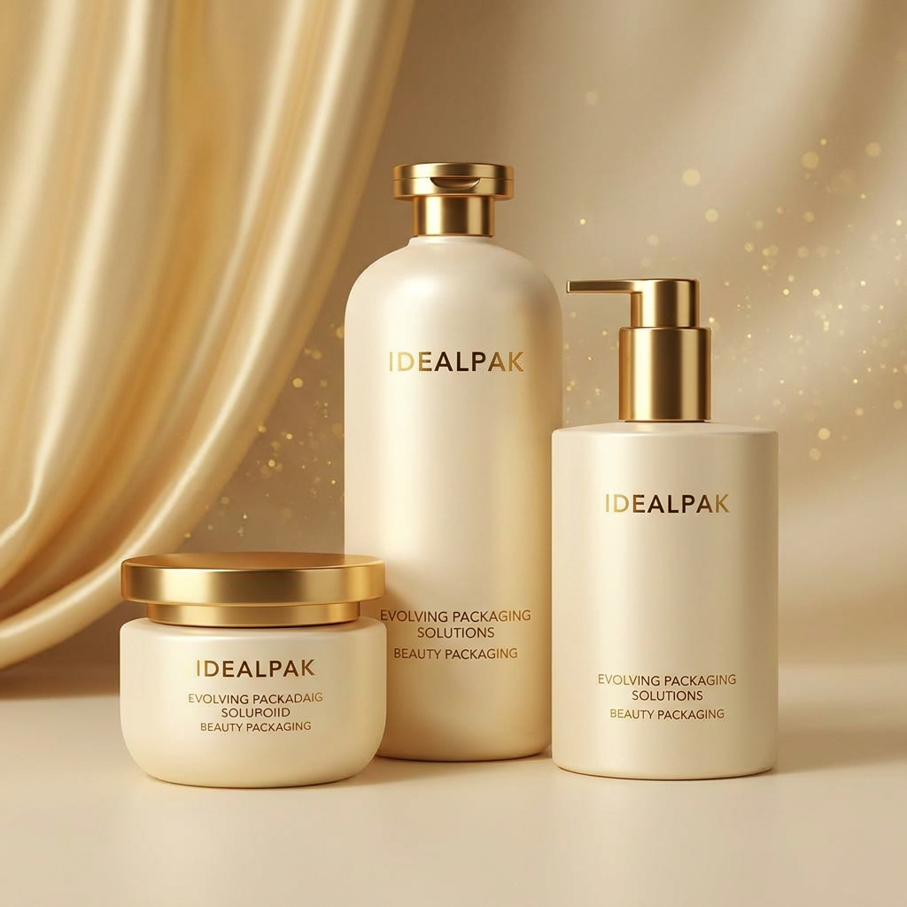Cosmetic Packaging Bottle Set Lotion Plastic Squeeze Bottle Cosmetic Jar for Cream