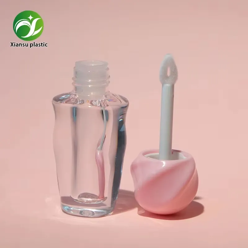 Custom Unique Wholesale Empty Plastic Lip Gloss Container Cosmetic Tube Packaging