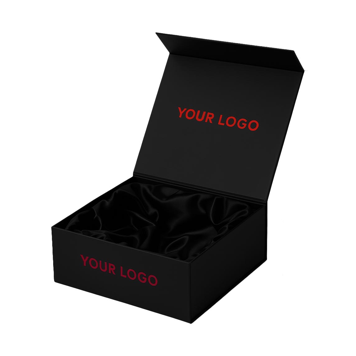 Luxury Custom Folding Cardboard Rigid Paper Boxes Magnetic Spot UV for Cosmetic Eyelash Foundation Skincare Packaging