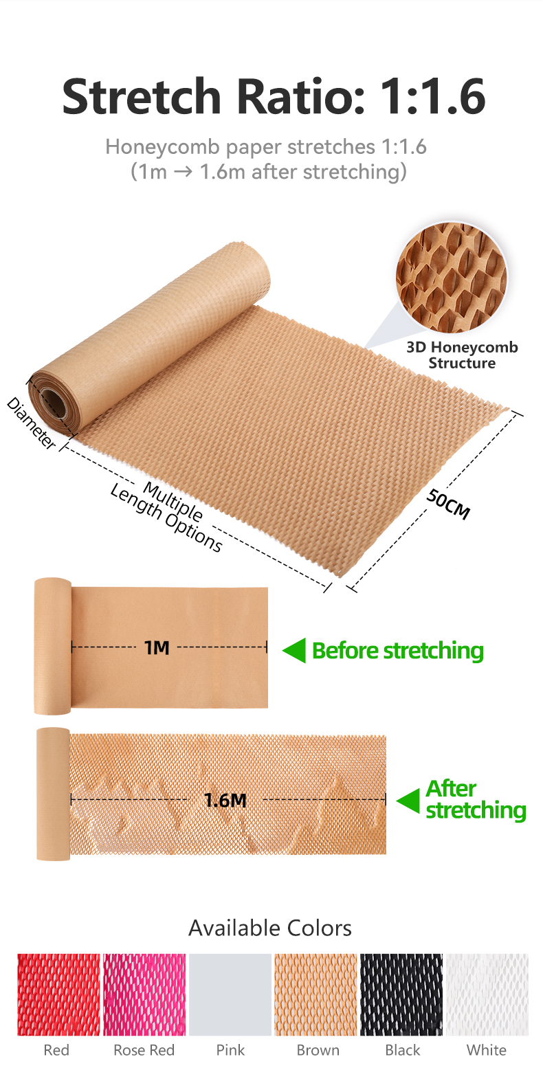 Kraft Honeycomb Paper Design Detail 6