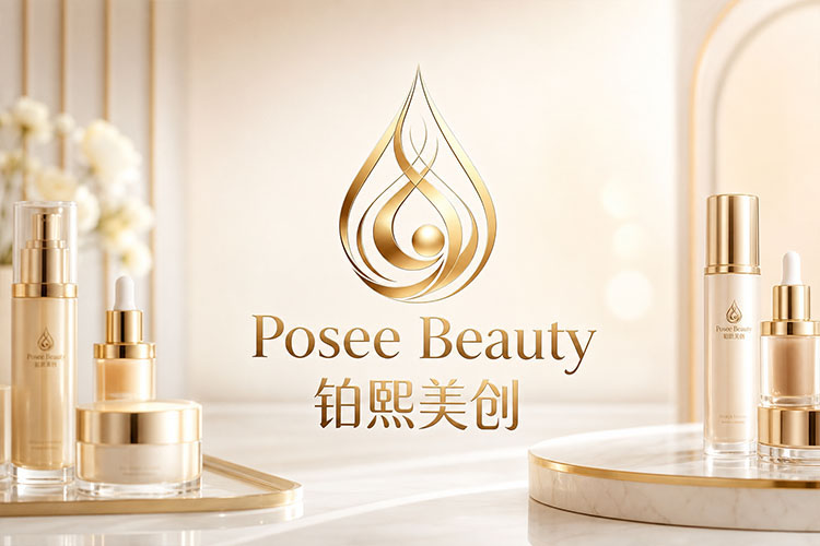 High-end Conical Glass Cosmetic Packaging Set Hot Stamped & Sprayed Bottles Jars for 100ml Lotion Serum 30/20g Cream Eye Cream