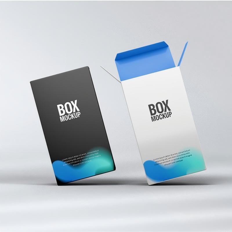 Sticker Printing White Card Color Blind Box Carton Candy &amp; Cosmetic Food Packaging For Eye Shadow Vanishing Printing Handling