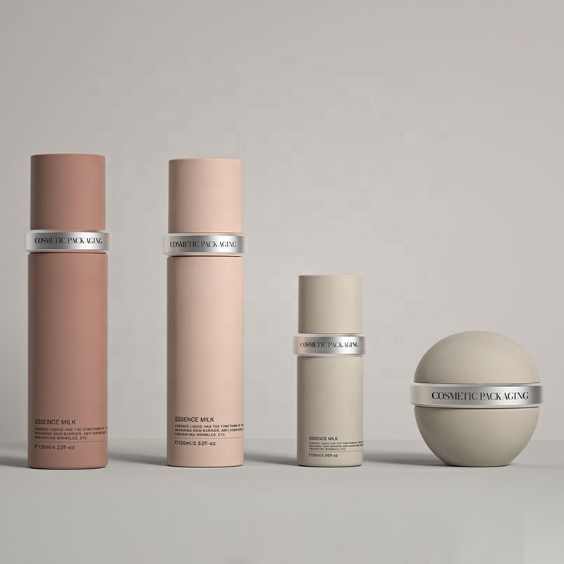 20ml 30 ml 100ml 120ml Eco Friendly Luxury Gradient Custom Cosmetic Moisturiser Lotion Toner Essence Pump Bottle with logo 50 ml