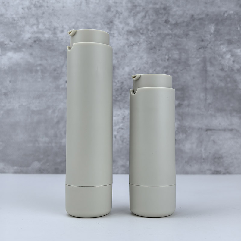 High Quality Airless Twist Bottle Plastic Lotion Pump Bottle Double Wall Airless Packaging Refillable Cosmetic Bottles