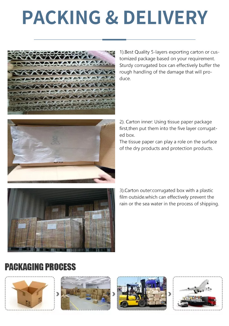 Packing and Shipping Details