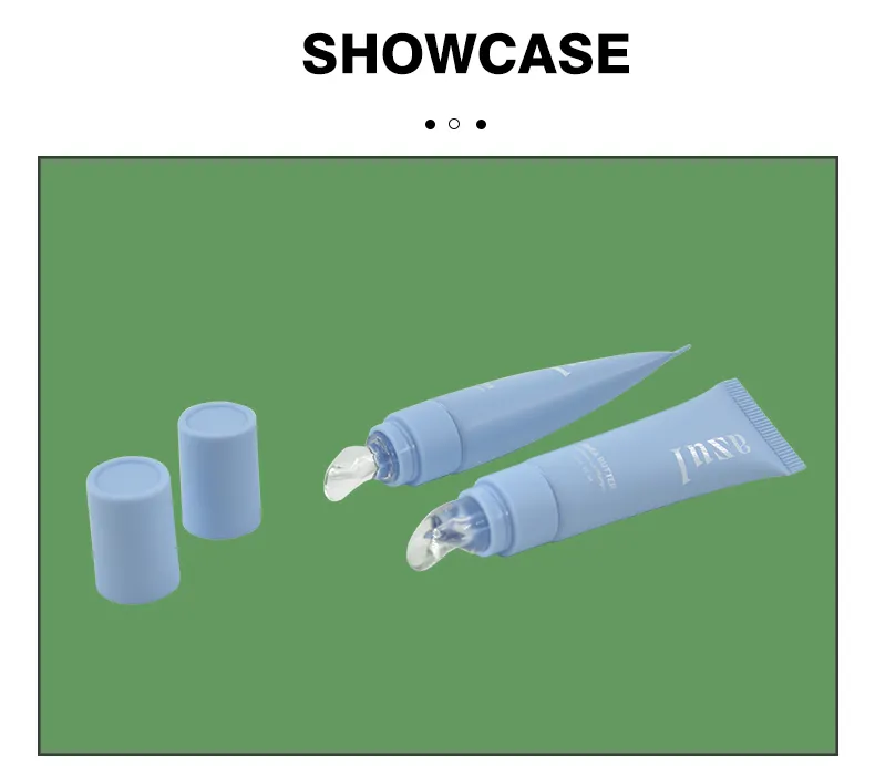 Clear Lip Gloss Tubes Squeeze Tubes Lipstick Container Cosmetic Packaging 10ml 15ml Lipgloss Tube