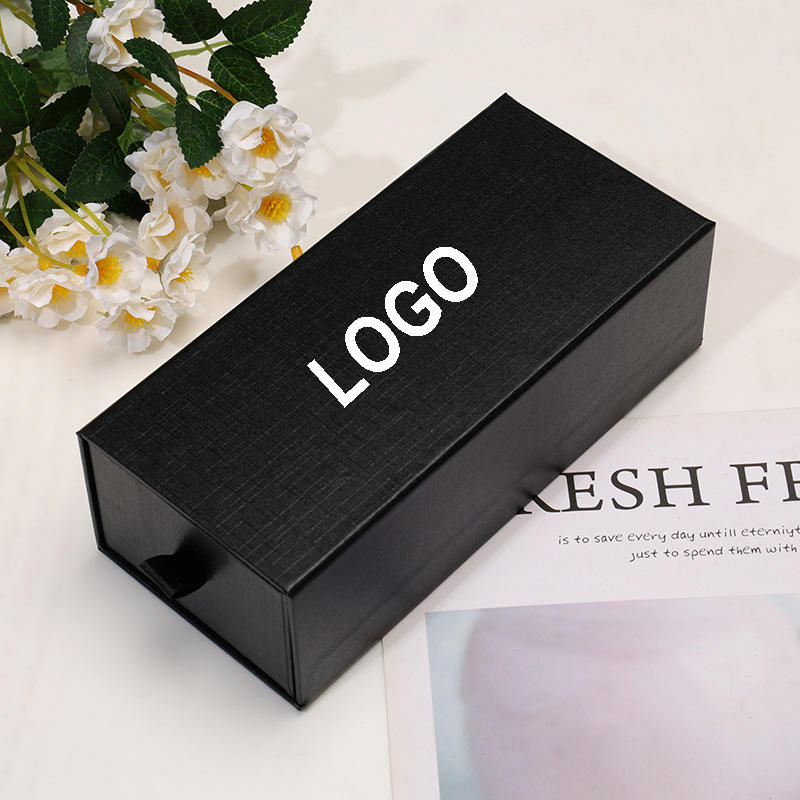 Luxury Rigid Cardboard Paper Boxes Colorful Drawer Design Packaging with Recycled Material Elegant Gift Product Storage Box