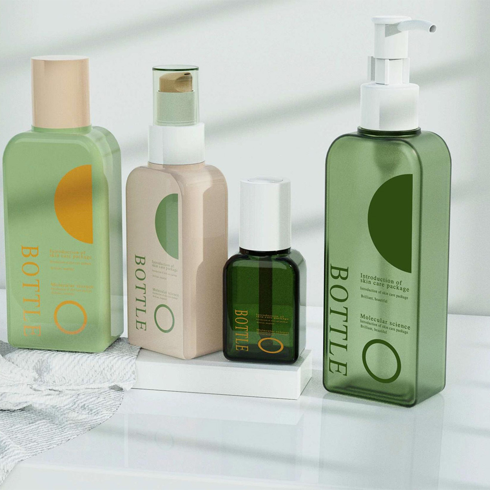 Cosmetic Skincare Plastic High Quality Shampoo Luxury Packaging Bottles