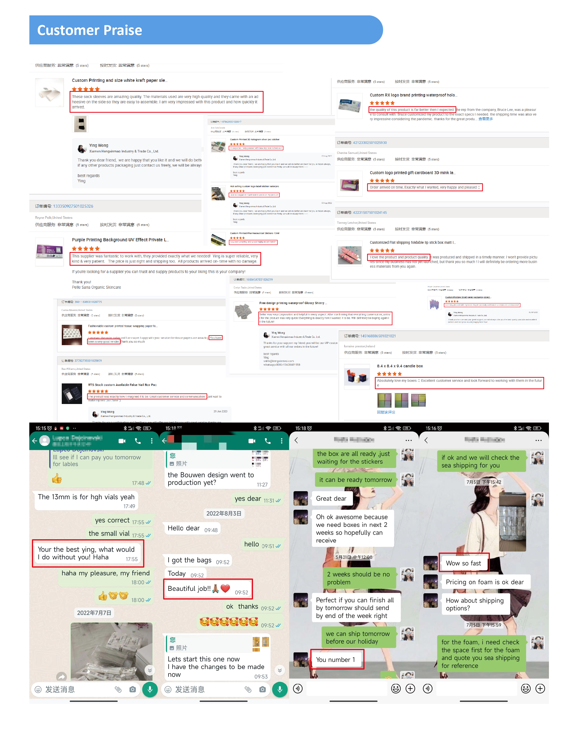 Client Feedback Showcase