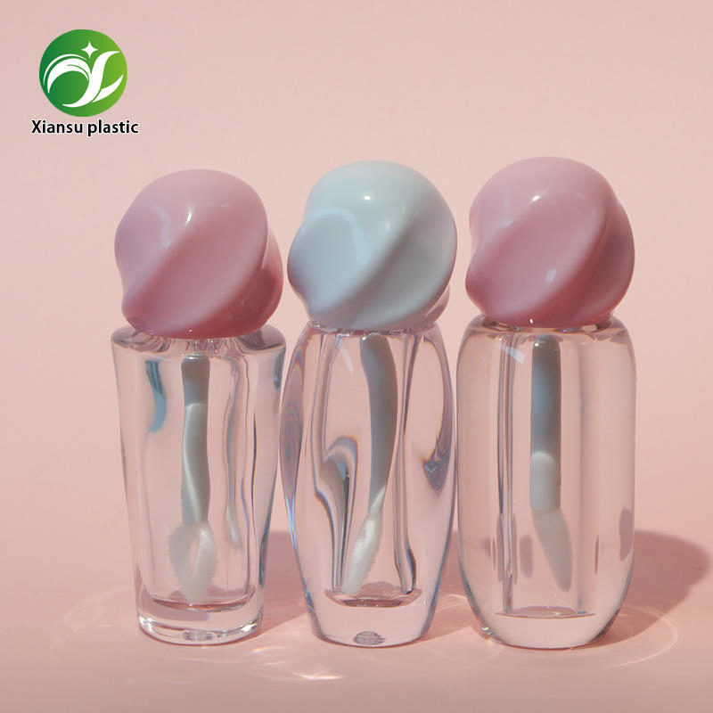 Custom Unique Wholesale Empty Plastic Lip Gloss Container Cosmetic Tube Packaging