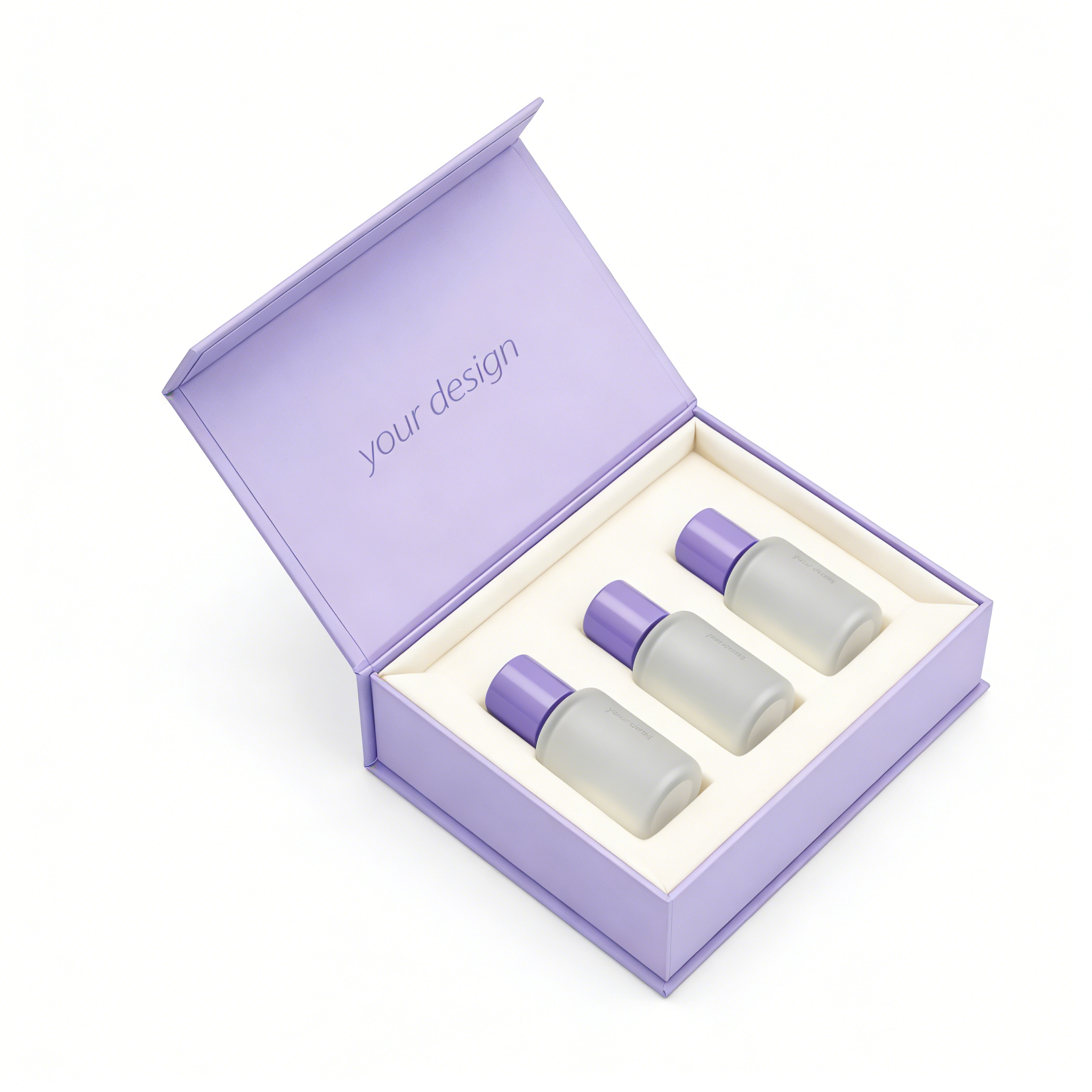 Premium Pink Foldable Magnetic Cosmetic Box Luxury Packaging for Perfume Makeup Skincare and Beauty Gift Set