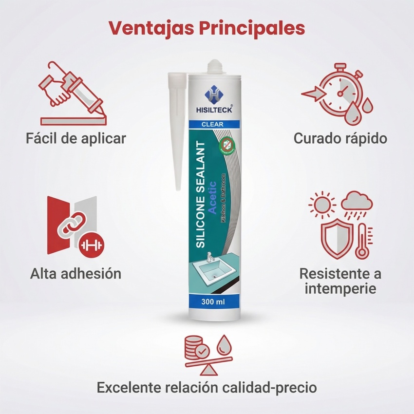Eco-Friendly Low Voc Silicone Rubber Sealant - Long-Lasting Anti-Mold &amp; Non-Toxic Aquarium Safe Adhesive for Home Repair Decoration