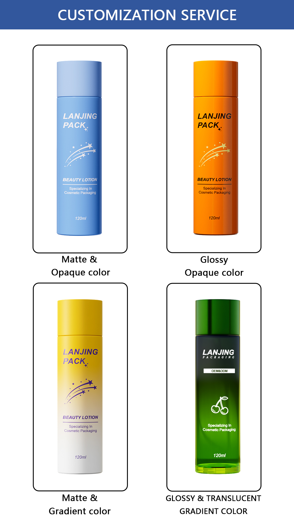 Cosmetic Glass Bottle Design 3