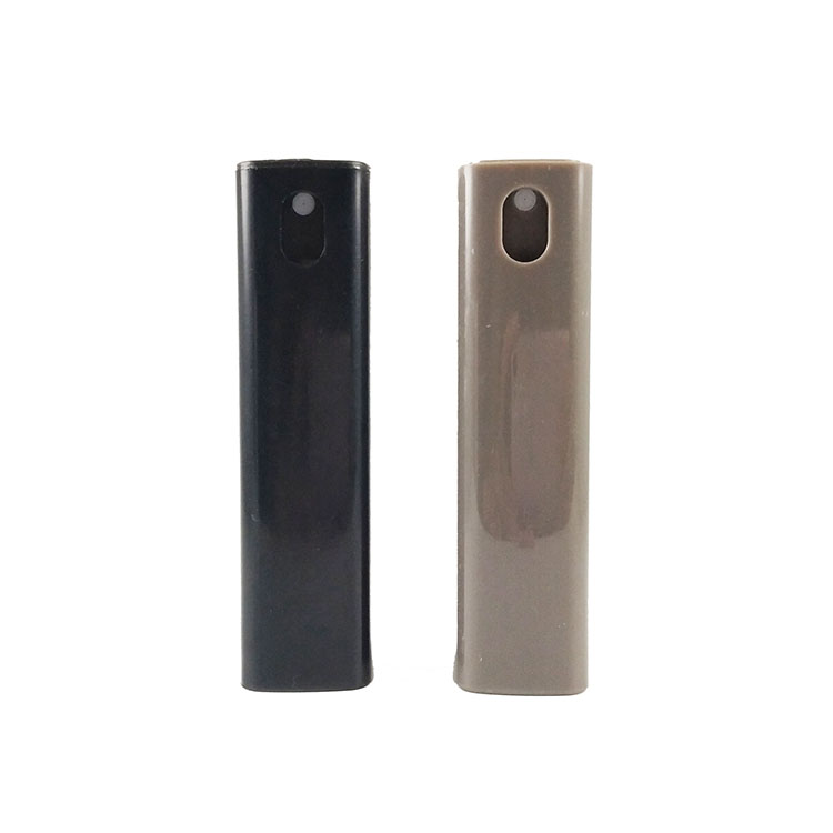 10ml Square Mini Travel Pocket Perfume Atomizer Alcohol Spray Glass Bottle With Plastic Cover Refillable Perfume Bottle
