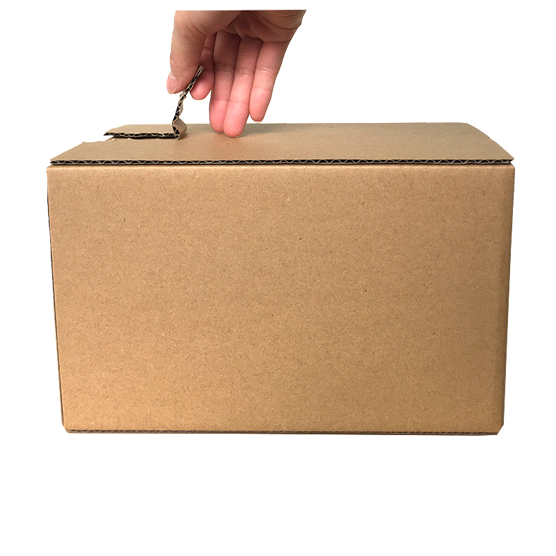High-End Custom Logo Self-Sealing Corrugated Mailer Carton Recycled Packaging Boxes for Skin Care Cosmetics Embossed Shipping