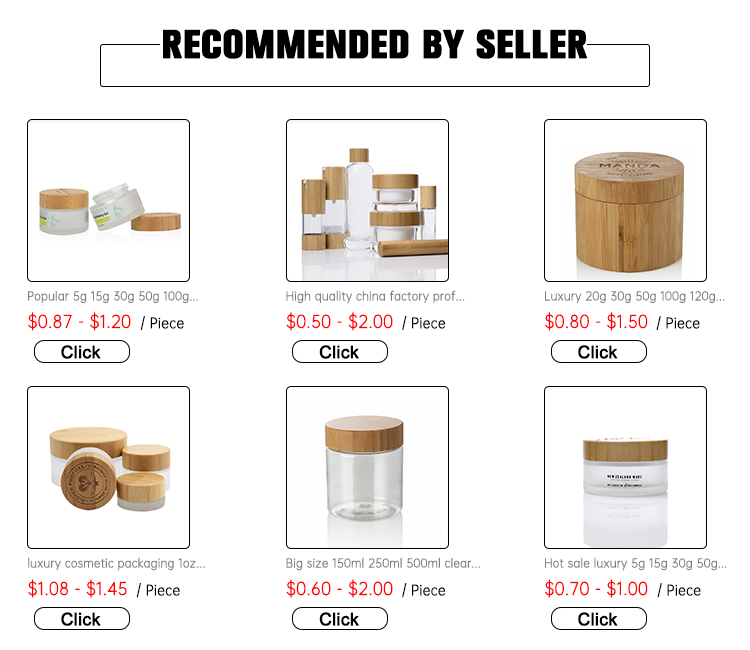Cosmetic Jars Showcase