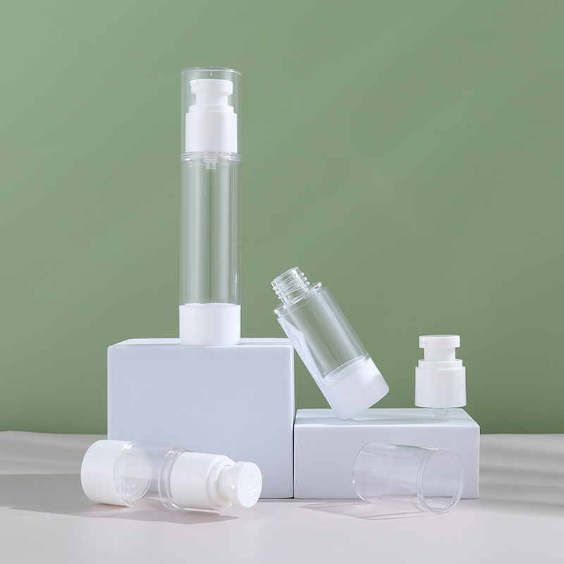 Refillable Airless Pump Bottle 30ML 50ML Airless Cream Bottle with Cap