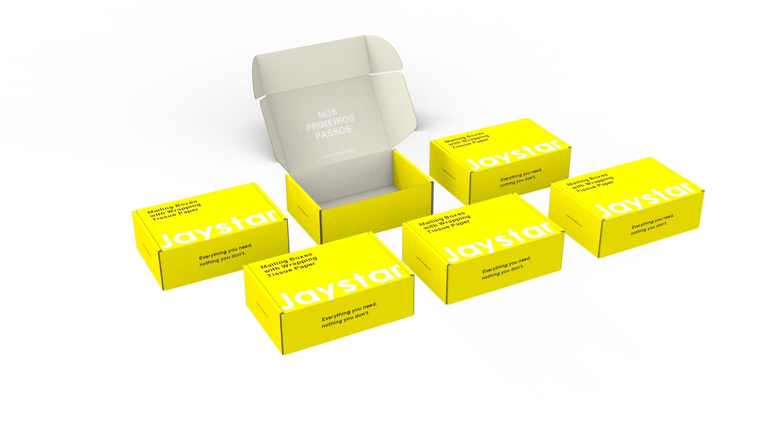 Packaging Structure Design E-commerce Custom Logo Corrugated Mailing Box