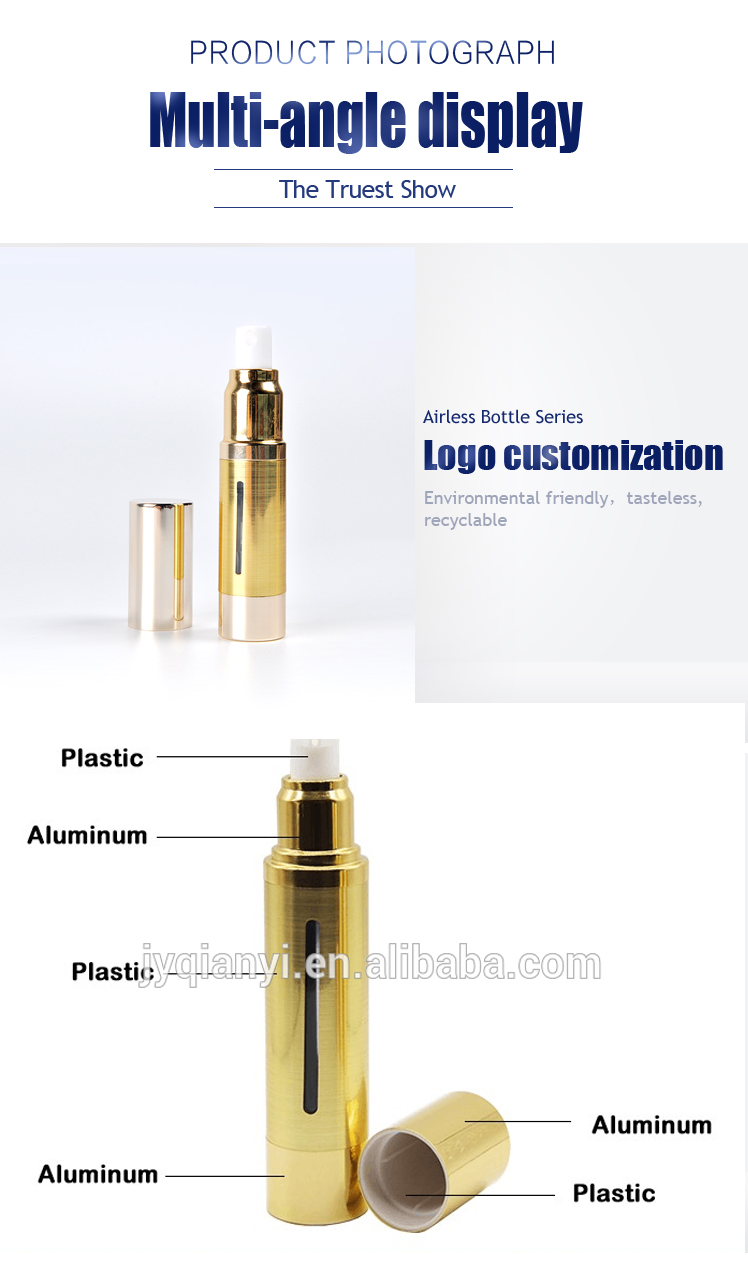 Airless Bottle Detail View 2